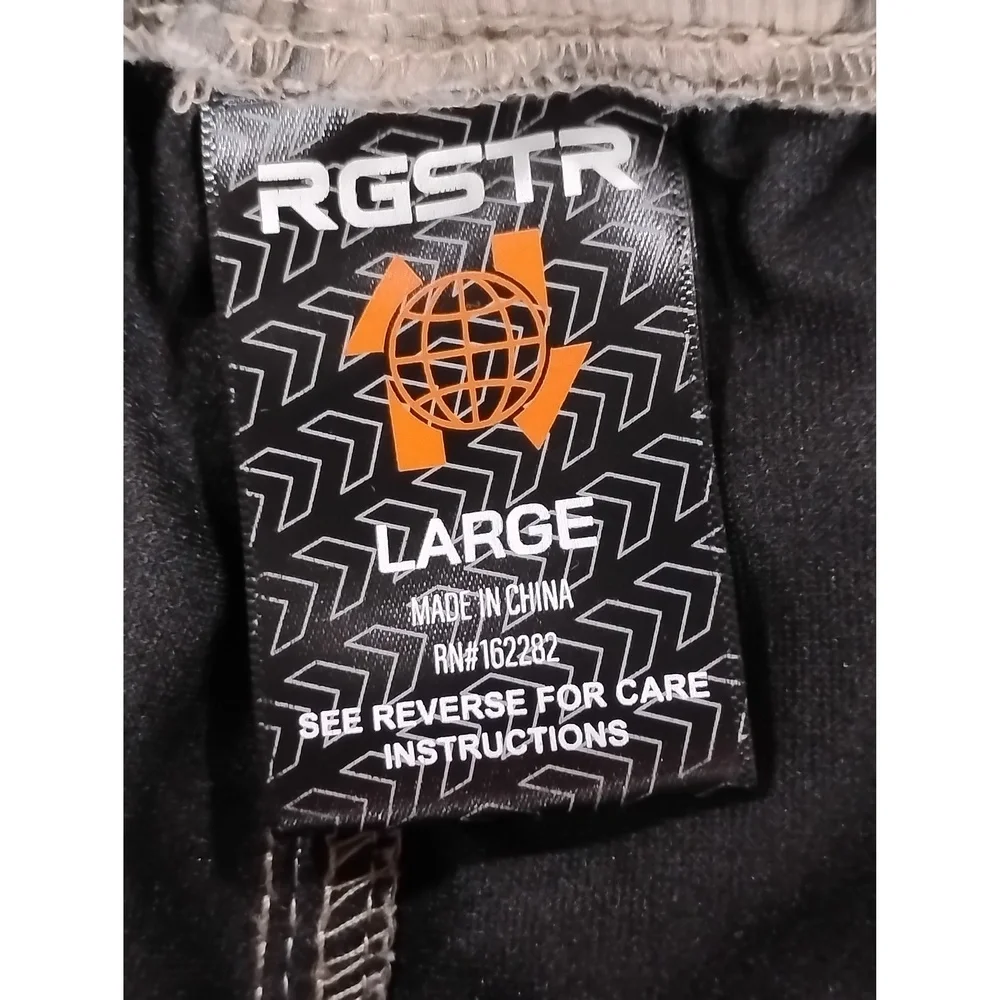 Streetwear Techwear RGSTR Cargo Pants Mens Large Tactical Utility Camo Patchwork